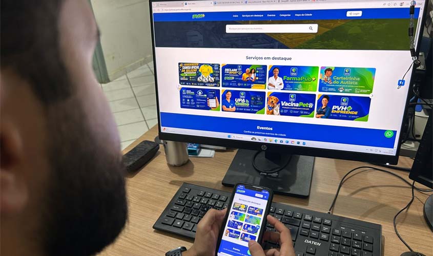 PVH+ facilita emissão online de certidões e boletos 