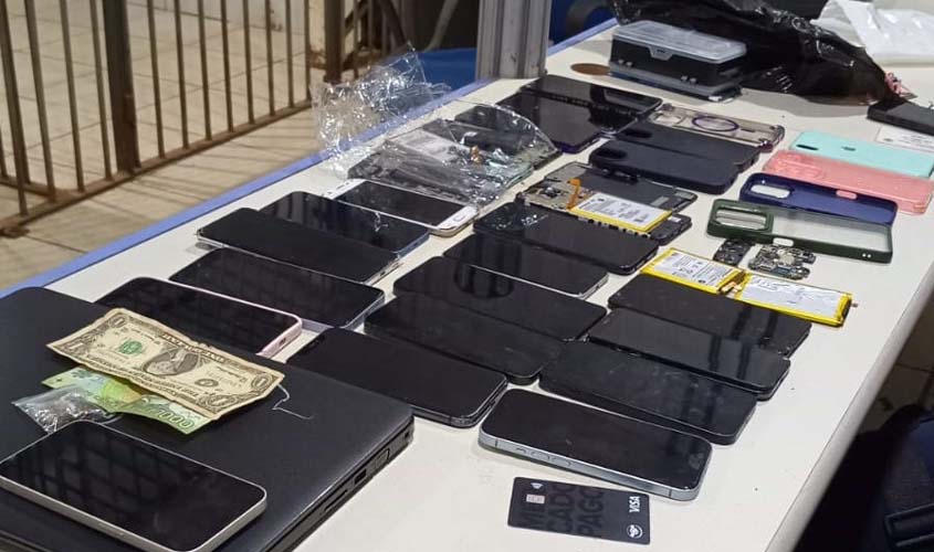 9º BPM recupera celulares e tablets e prende suspeito