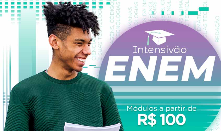 Matrículas abertas para o Intensivão Enem do Colégio e Curso Sapiens com módulos a partir de R$ 100,00