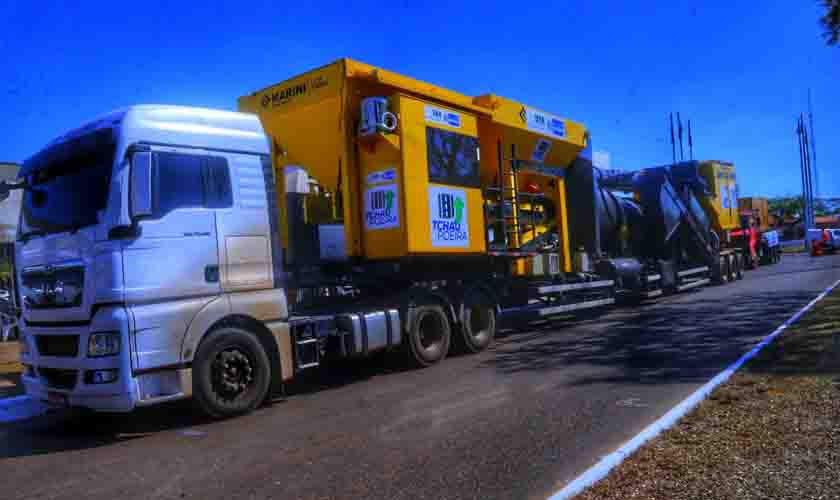 Sexta usina de asfalto do Estado é entregue pelo Governo de Rondônia