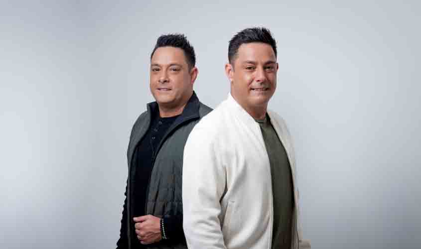 Show dos gêmeos do pagode, Vavá e Márcio, será dia 10 no Mercado Cultural de Pvh