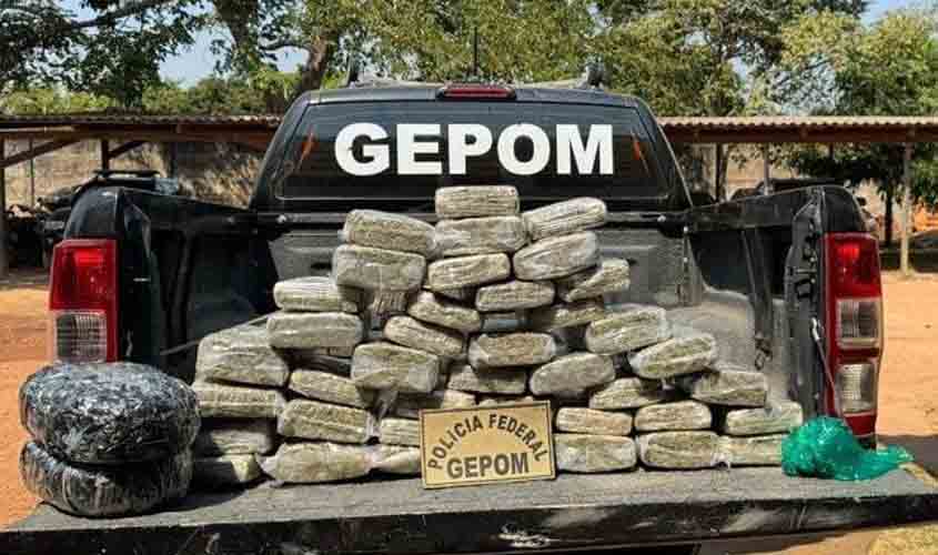 PF prende duas pessoas por tráfico de drogas 