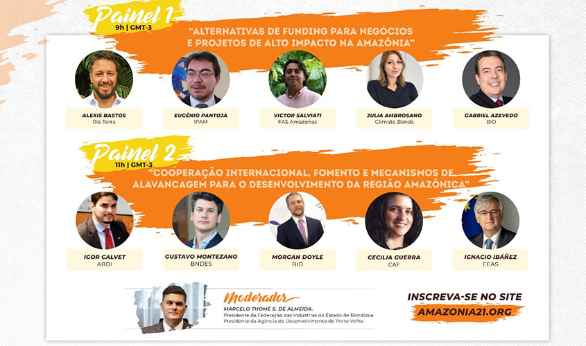 Financiamento é o tema do segundo encontro prévio do Amazônia+21