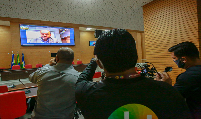 Presidente Laerte Gomes destaca a transparência com a implantação do Sistema de Processo Eletrônico