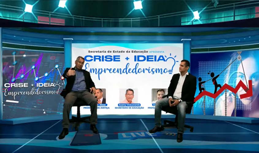 Comunidade Escolar de Rondônia participa de live sobre Empreendedorismo promovida pela Secretaria de Educação