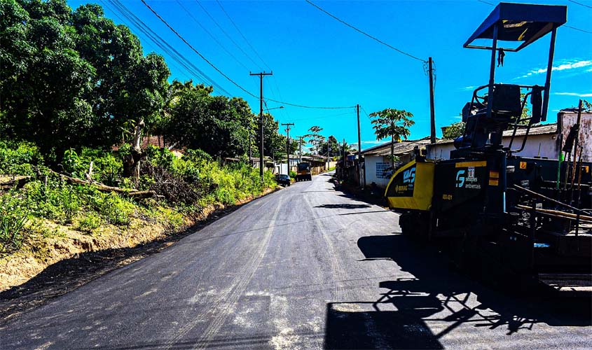 Ruas do São Bernardo recebem pavimentação