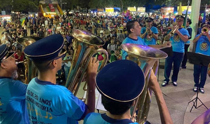 Praça Aluízio Ferreira recebe apresentação do grupo “Fanfarras de Porto Velho”