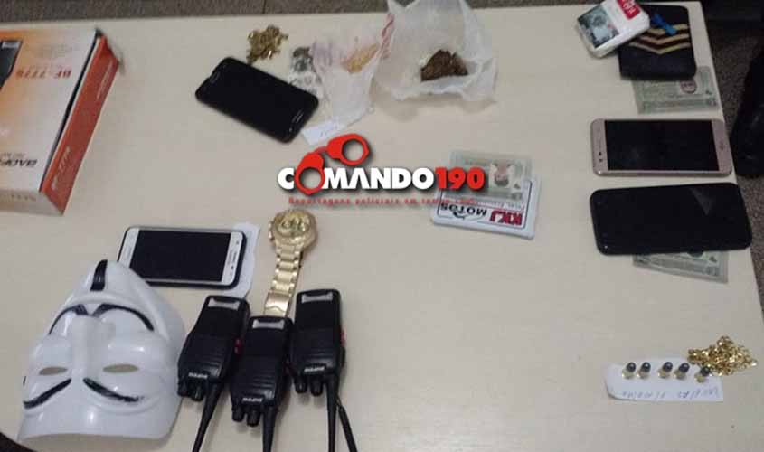 Após denúncia anônima, PM apreende drogas e munições no Setor Chacareiro, em Ji-Paraná