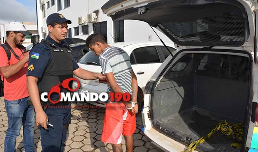 PM acaba com mais um comércio de drogas em Ji-Paraná e prende suspeito