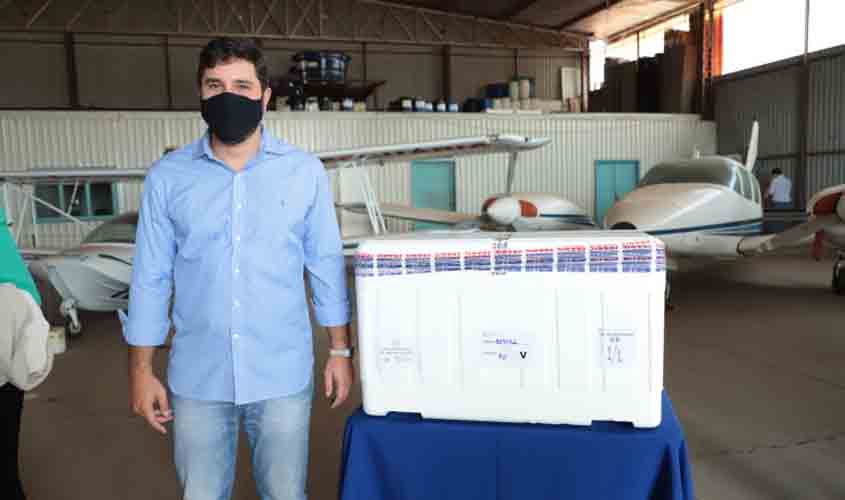 Terceiro lote de vacinas chega a Porto Velho