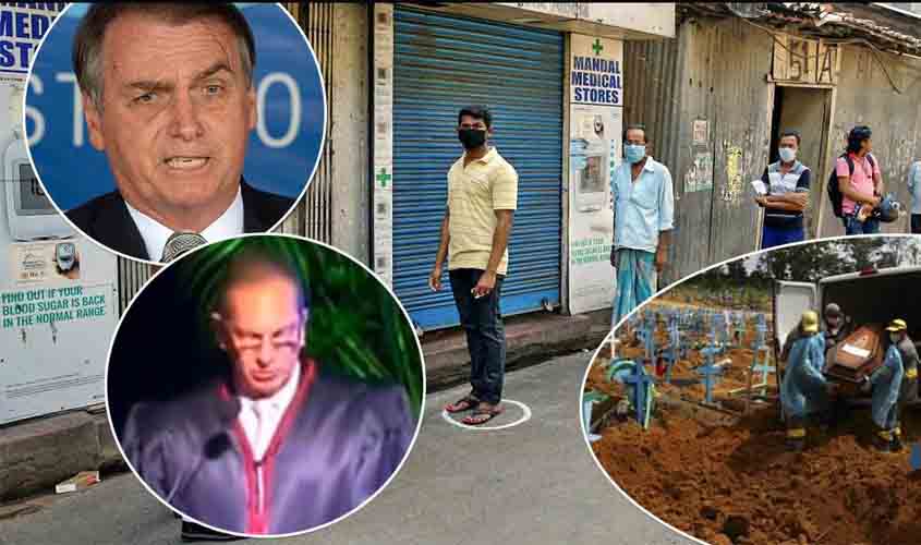 Bolsonaro retoma ataque às medidas contra pandemia e divulga discurso negacionista de presidente do TJ do Mato Grosso