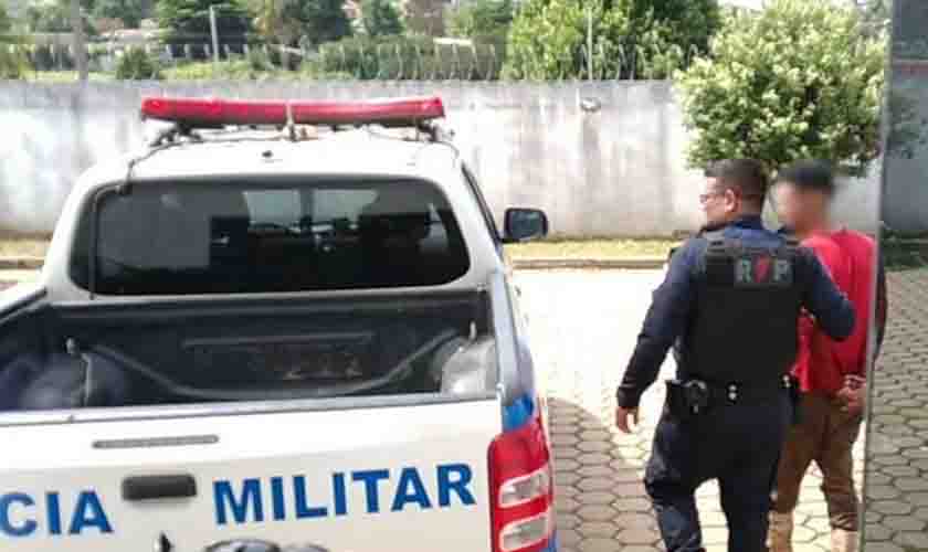Polícia Militar prende foragido da justiça durante patrulhamento em Ji-Paraná