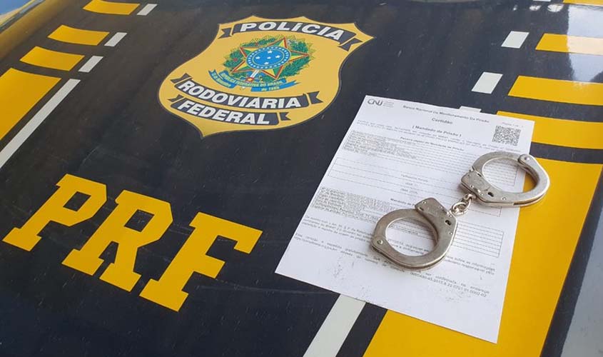 Em Ariquemes/RO, PRF cumpre mandado de prisão pelo crime de estupro de vulnerável