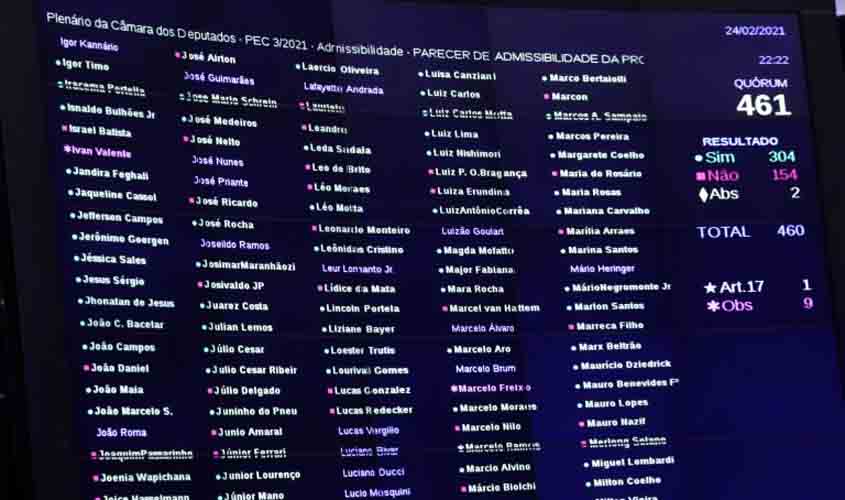 Plenário pode votar PEC sobre imunidade parlamentar nesta quinta-feira  