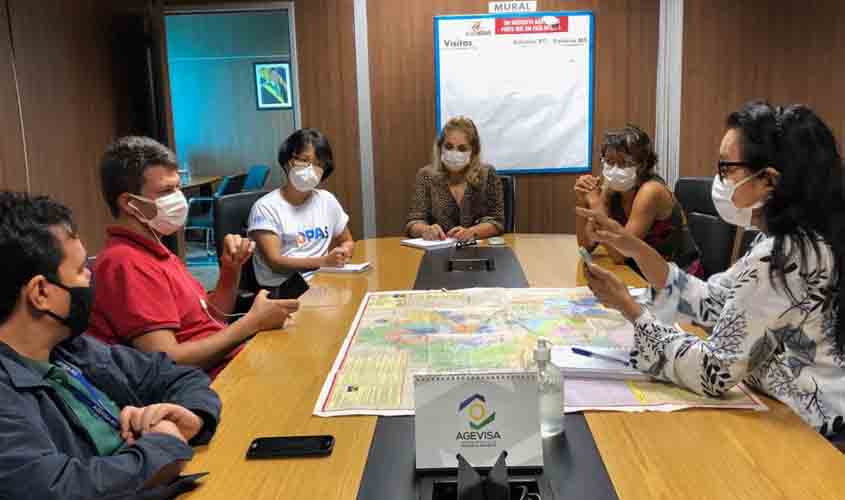 Agevisa participa de reunião técnica com representantes da Organização Pan-Americana de Saúde