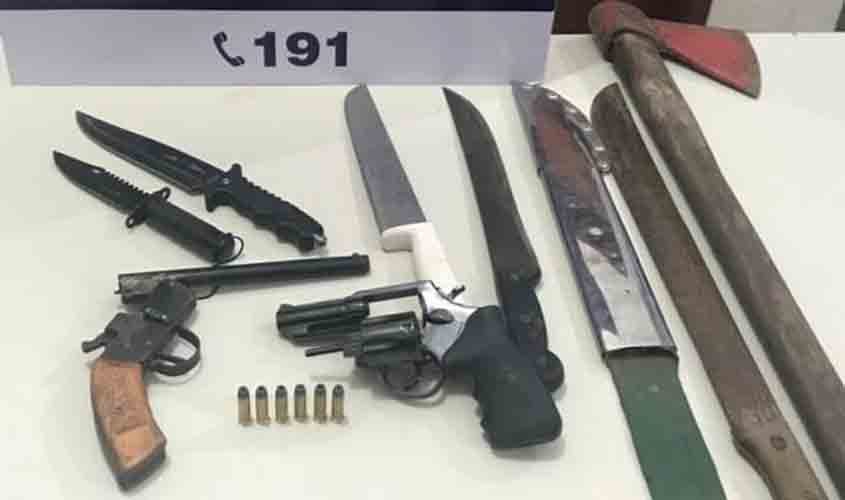 Em Porto Velho/RO, PRF prende quatro assaltantes de fazenda