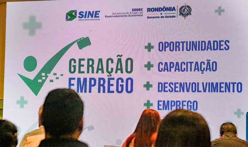 Mais de 2,3 mil vagas de emprego e cursos gratuitos estão abertos à população por meio da plataforma do governo de RO