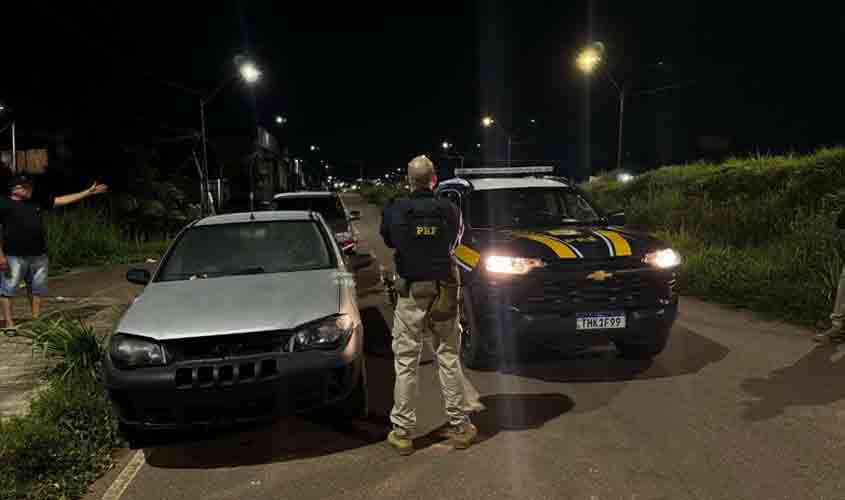 PRF recupera veículo furtado, apreende motocicletas adulteradas e detém homem por tentativa de furto em Porto Velho/RO
