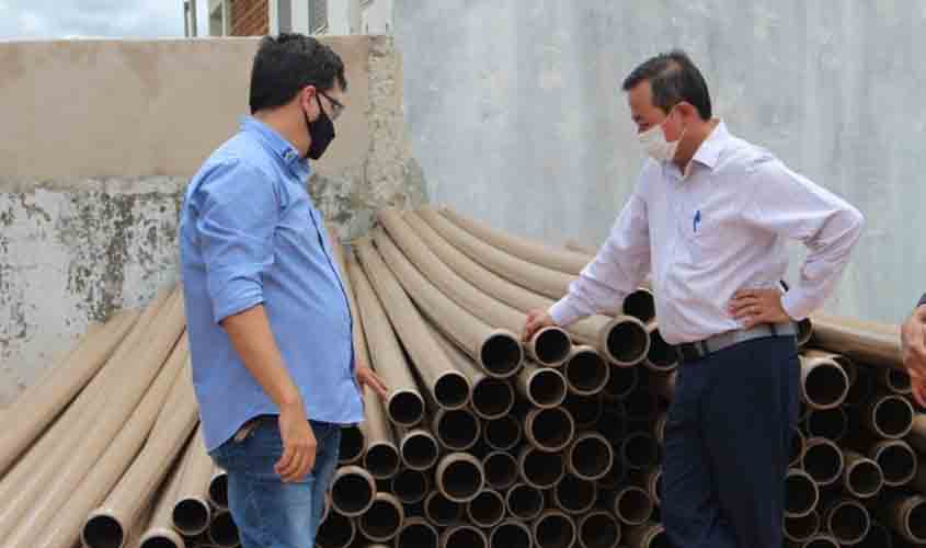 Saae investe em novos equipamentos e materiais hidráulicos para melhoria do abastecimento de água