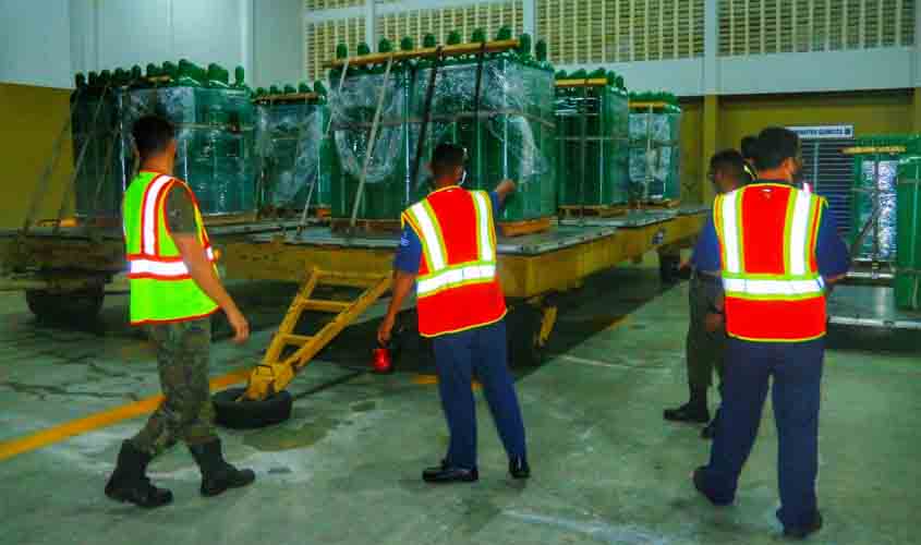Rondônia recebe mais 80 cilindros de oxigênio para abastecimento de hospitais municipais