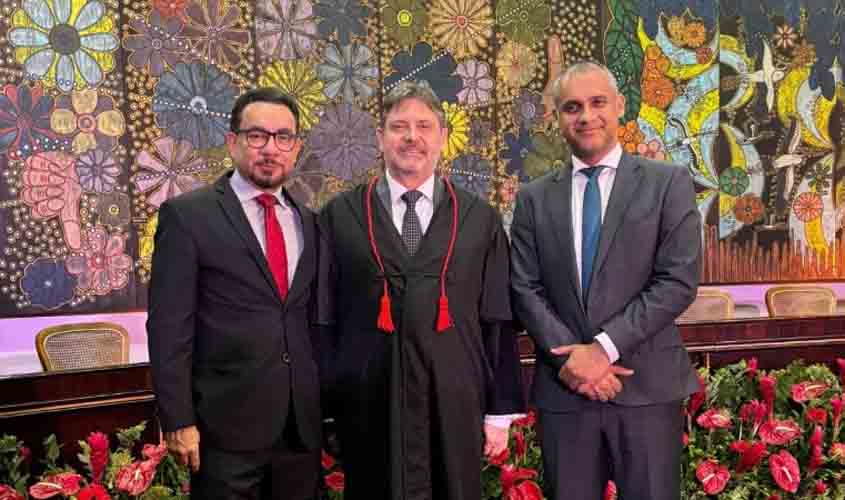 MPRO marca presença na cerimônia de posse do novo Procurador-Geral de Justiça e da Corregedora-Geral do MPRR