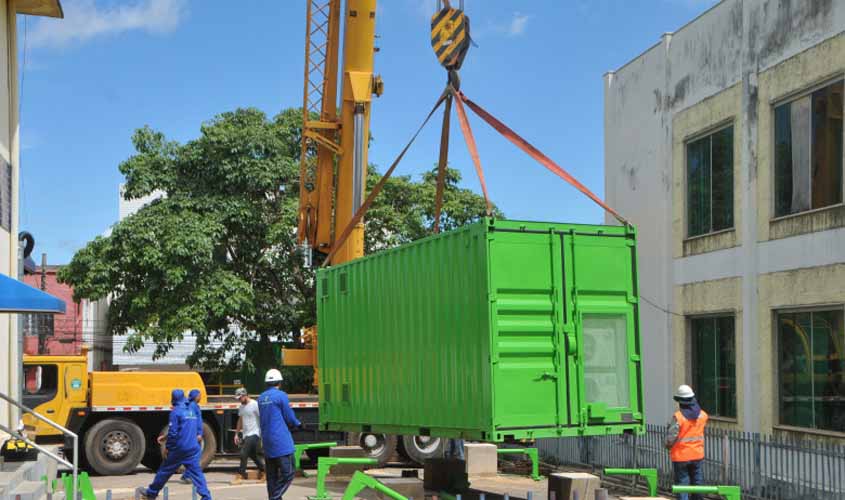 ‘Data Center Container’ é instalado no pátio da Prefeitura de Porto Velho