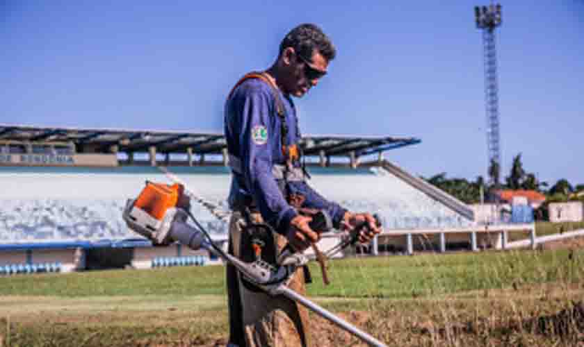 Biancão é preparado para receber estudantes/atletas do JEMs