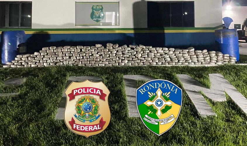 Polícia Federal e Polícia Militar combatem o tráfico de drogas em Rondônia