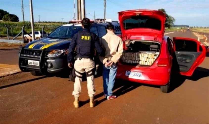 Vilhenense preso no Mato Grosso do Sul transportava 50% a mais de maconha do que foi anunciado