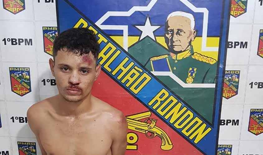 Jovem armado é preso acusado de assaltar pessoas no centro da capital