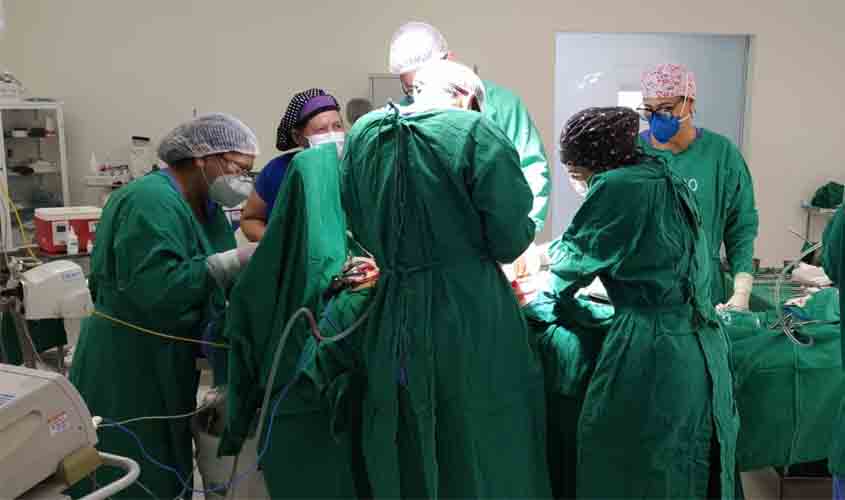 Hospital de Urgência e Emergência realiza a 2ª cirurgia de captação de órgãos neste ano