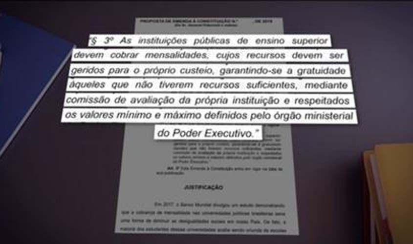PEC 206: projeto que propõe cobrar mensalidade em universidades públicas