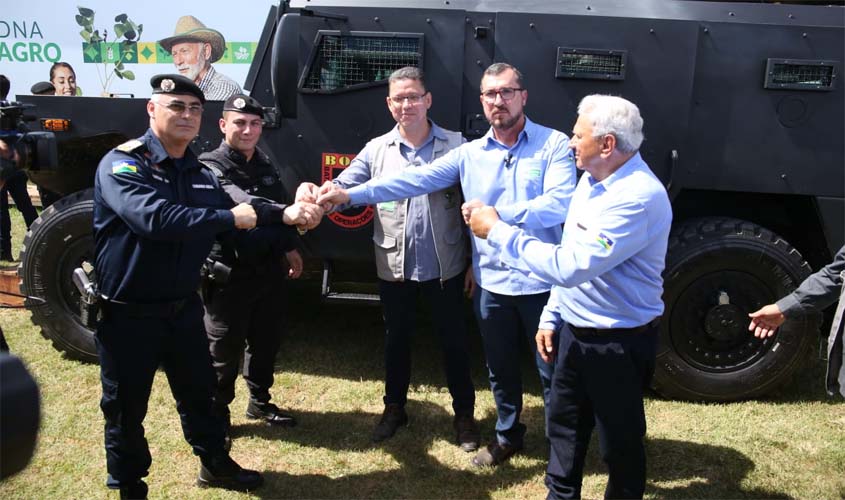 Rondônia passa ter primeiro blindado da história da Segurança Pública para fortalecer enfrentamento ao crime