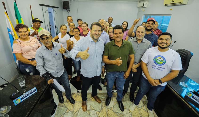 Presidente Alex Redano visita Nova União e Mirante da Serra e acompanha aplicação de recursos
