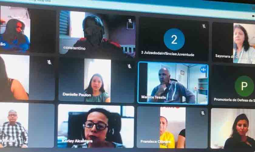 Vara de Proteção à Infância e Juventude promove reunião da Rede de Proteção a Adolescentes 