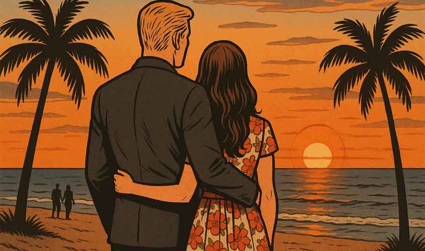 Um casamento abençoado por Deus! 