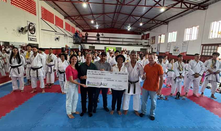 Em Colorado do Oeste, Associação Nakayama de Karatê recebe R$ 200 mil da deputada Sílvia Cristina