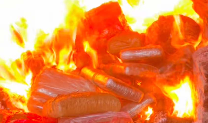 Polícia Civil incinera 300 kg de drogas em Porto Velho