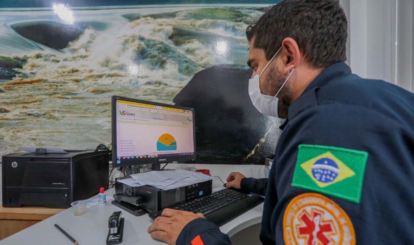 Samu realizou mais de 18 mil ocorrências utilizando o Sistema Vsky