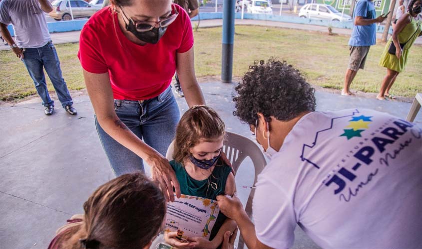 Vacina para crianças entre 3 e 5 anos está disponível todos os dias