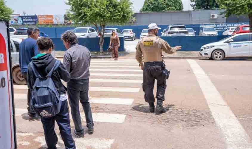 Prefeitura realiza campanha integrada de educação no trânsito para a volta às aulas