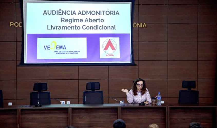 108 apenados participam de audiências sobre cumprimento de penas alternativas