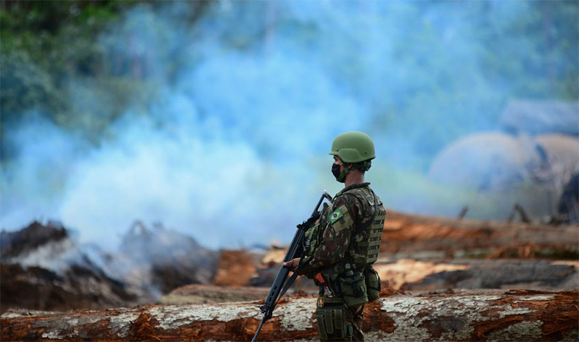 Unidades militares no Estado de Rondônia lembram com breves homenagens o Dia do Soldado