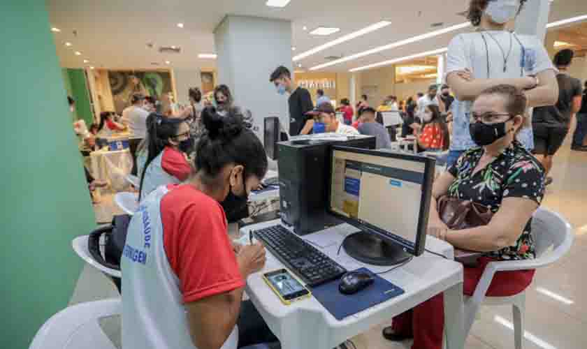 Excepcionalmente nesta quarta-feira (25), aplicação de primeira dose será apenas no Porto Velho Shopping