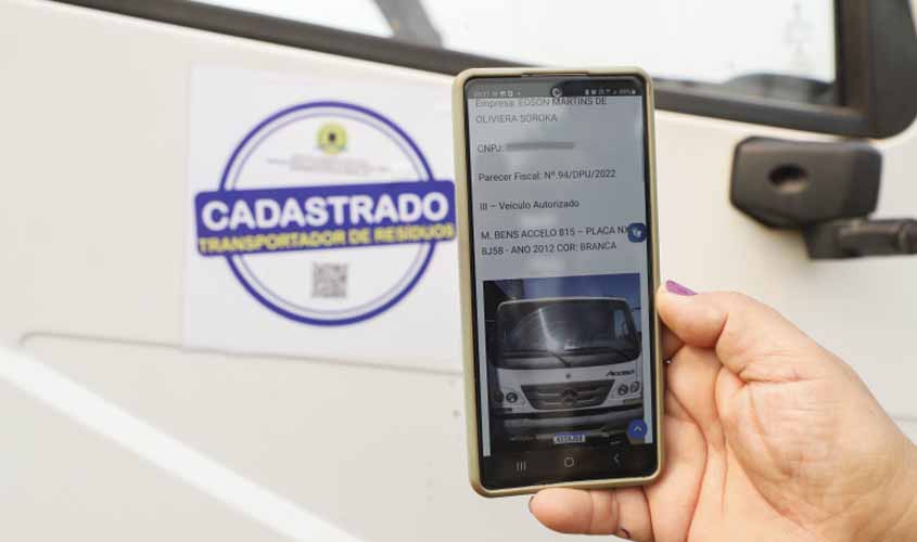 Empresas de transporte de resíduos devem ser licenciadas para atuação em Porto Velho