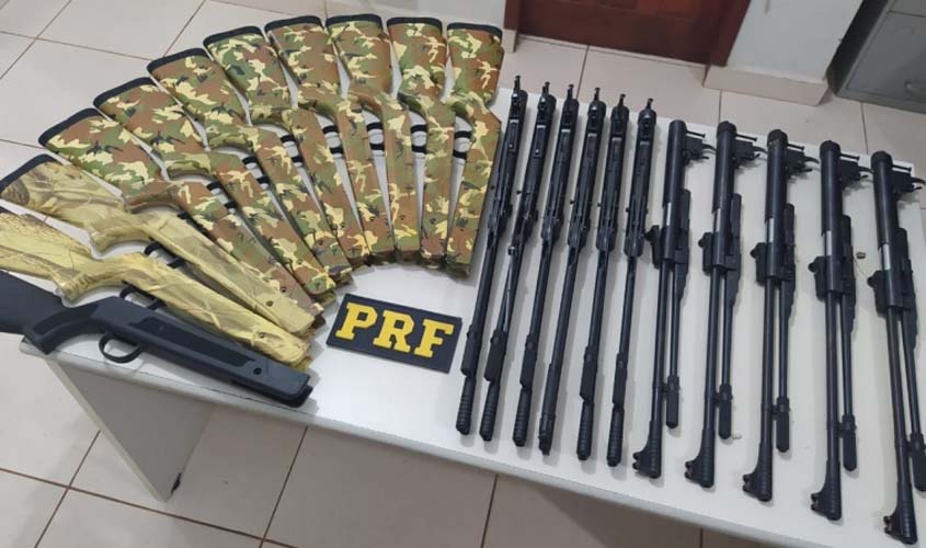 PRF apreende 11 carabinas de pressão