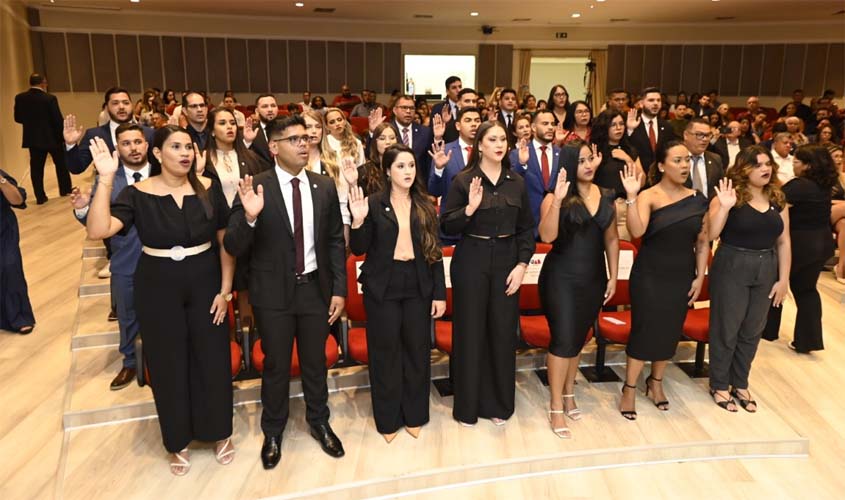 Entrega de credenciais para novos advogados da OABRO será realizado nesta segunda-feira, na Faculdade Sapiens