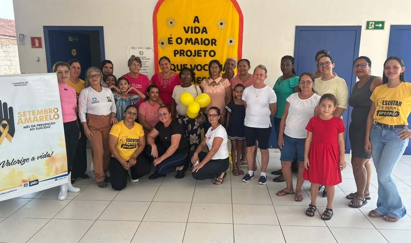 Prefeitura promove palestra sobre saúde mental em UBS