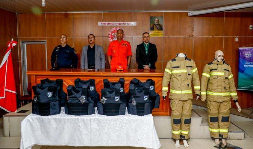 Novos equipamentos entregues pelo Governo de Rondônia reforçam ações do Corpo de Bombeiros e Polícia Militar