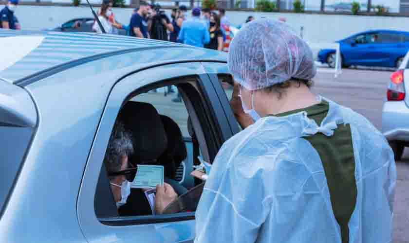 Drive-thru de testagem rápida para covid-19 acontece em Vilhena neste domingo, 30